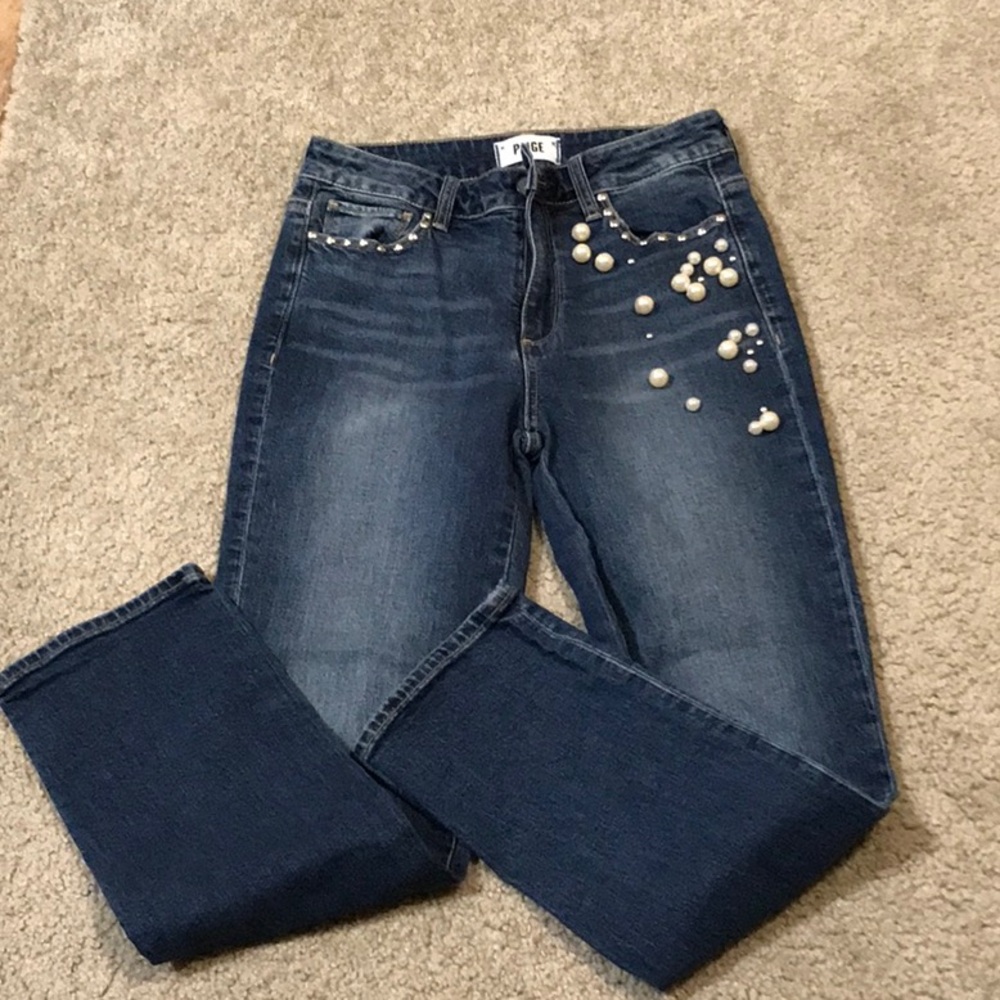 Preowned PAIGE jeans - skinny straight ankle - 26 - Jacqueline
